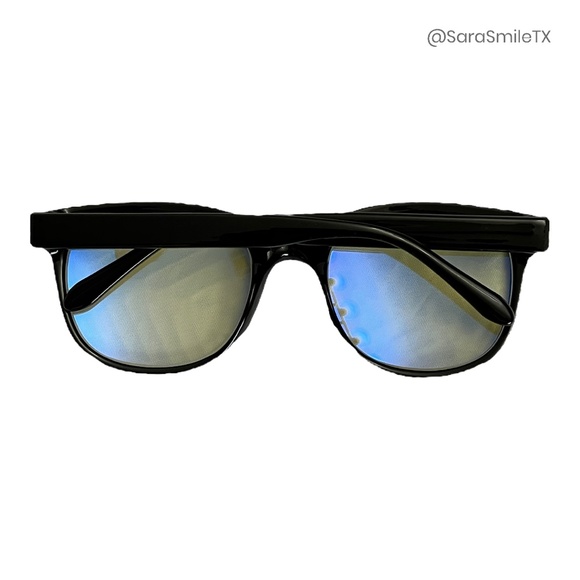 BCBGMAXAZRIA Black Framed Blue Light Blocker Glasses w/ Original Case - NWOT - Picture 6 of 12